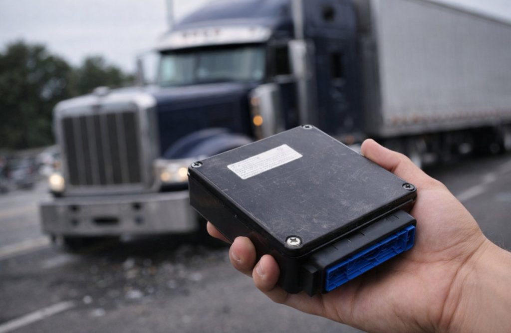 A truck's black box.