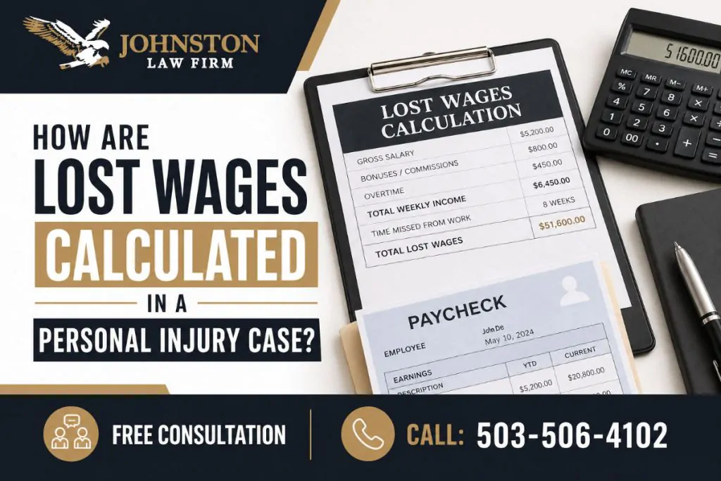How are lost wages calculated?