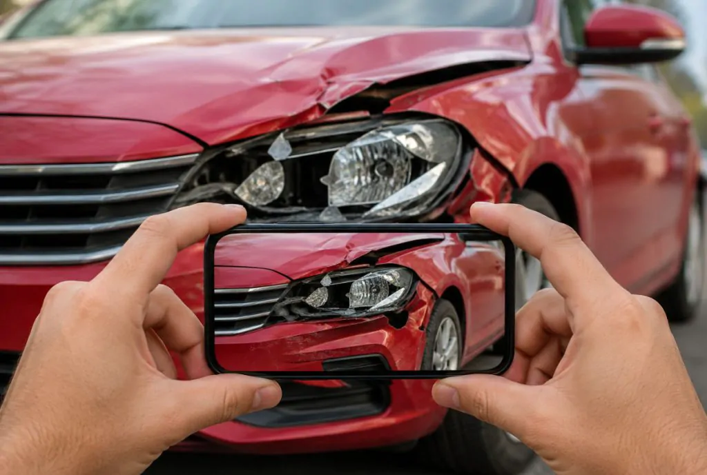 Preserving evidence after a motor vehicle crash.