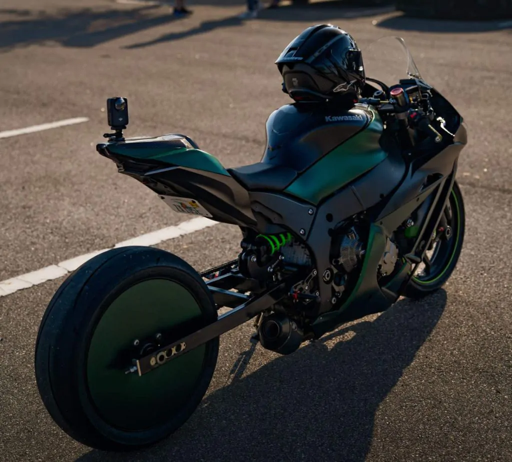 Modified motorcycle.